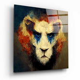 Lion Clown Glass Wall Art  || Designer Collection.